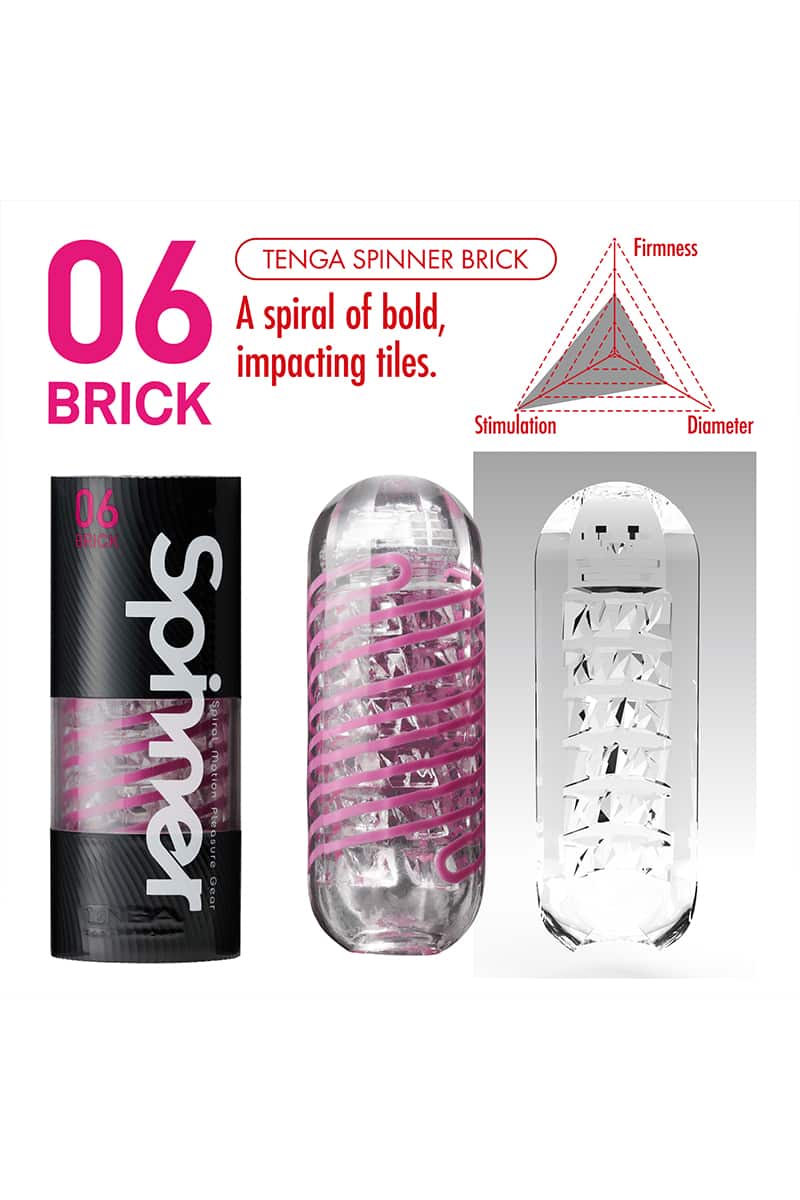 Tenga Spinner Masturbator Brick Masturbator